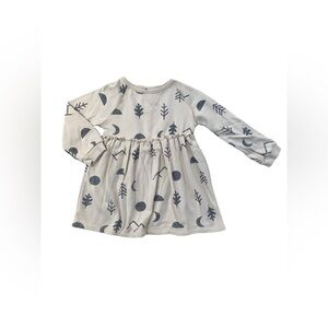 Little Co Size 3T Woodland Print Sweatshirt Dress